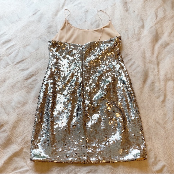 Alice + Olivia Giselle Sequin Tulle Mini Dress NWT - Picture 11 of 16